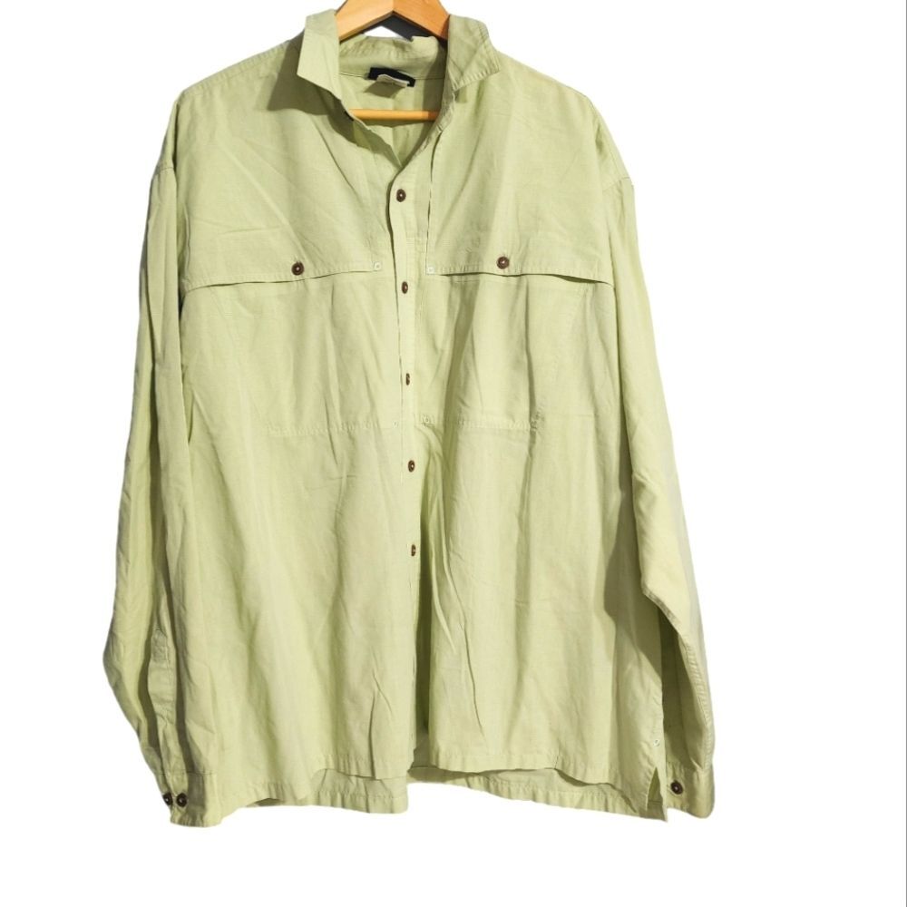 Patagonia Men’s Island Hopper Long Sleeve Organic Blend Shirt XXL